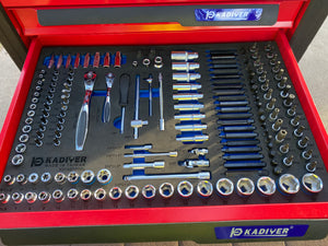 373 Piece Professional Automotive Tools with Trolley Cabinet